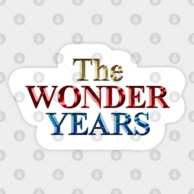 Retro Wonder Years Sticker by Angel arts